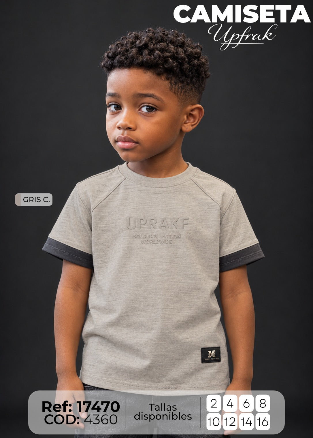 camiseta upfrak niño