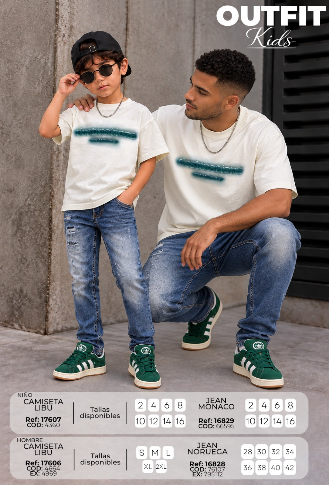 outfit padre e hijo libu monaco
