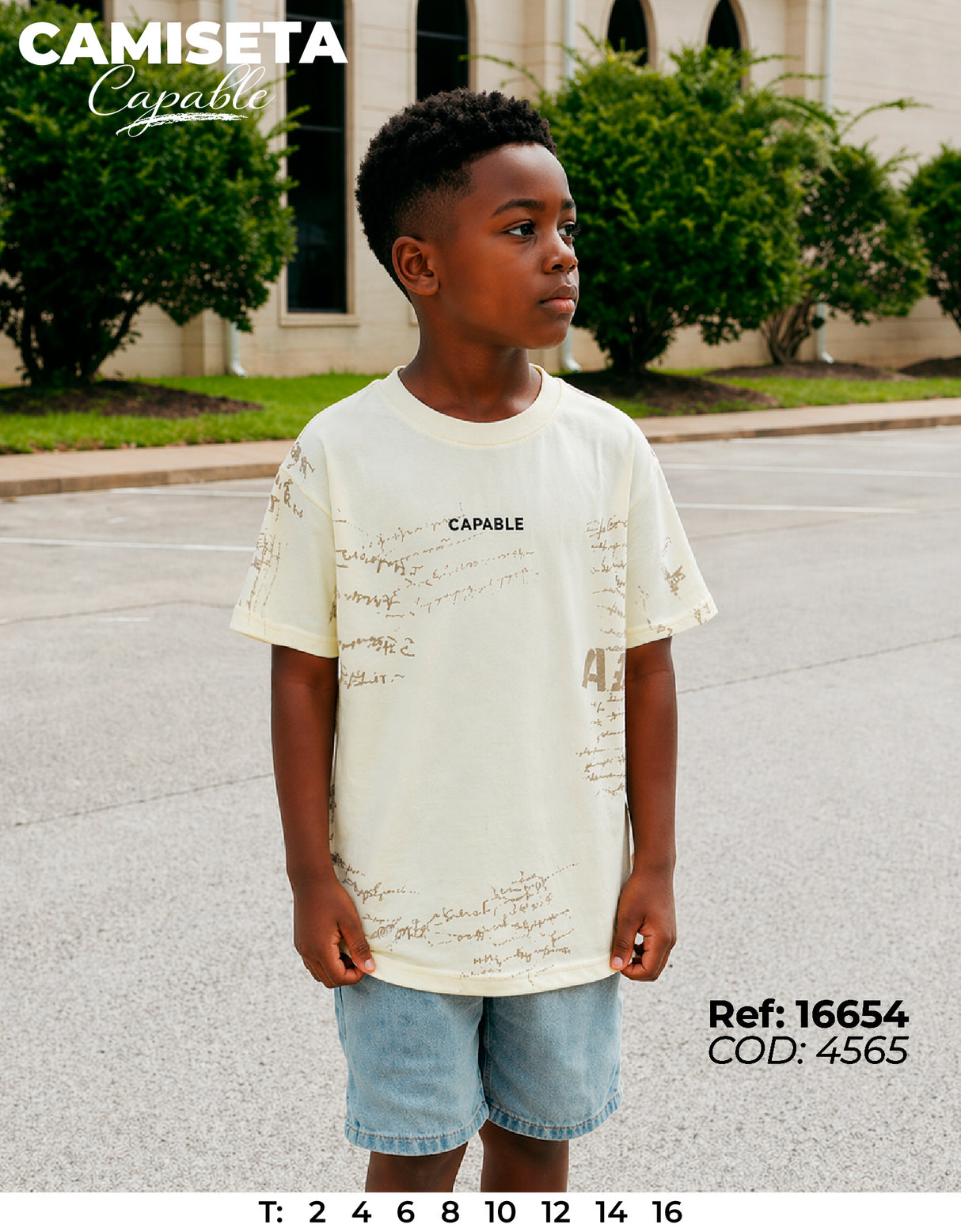 camiseta capable niño