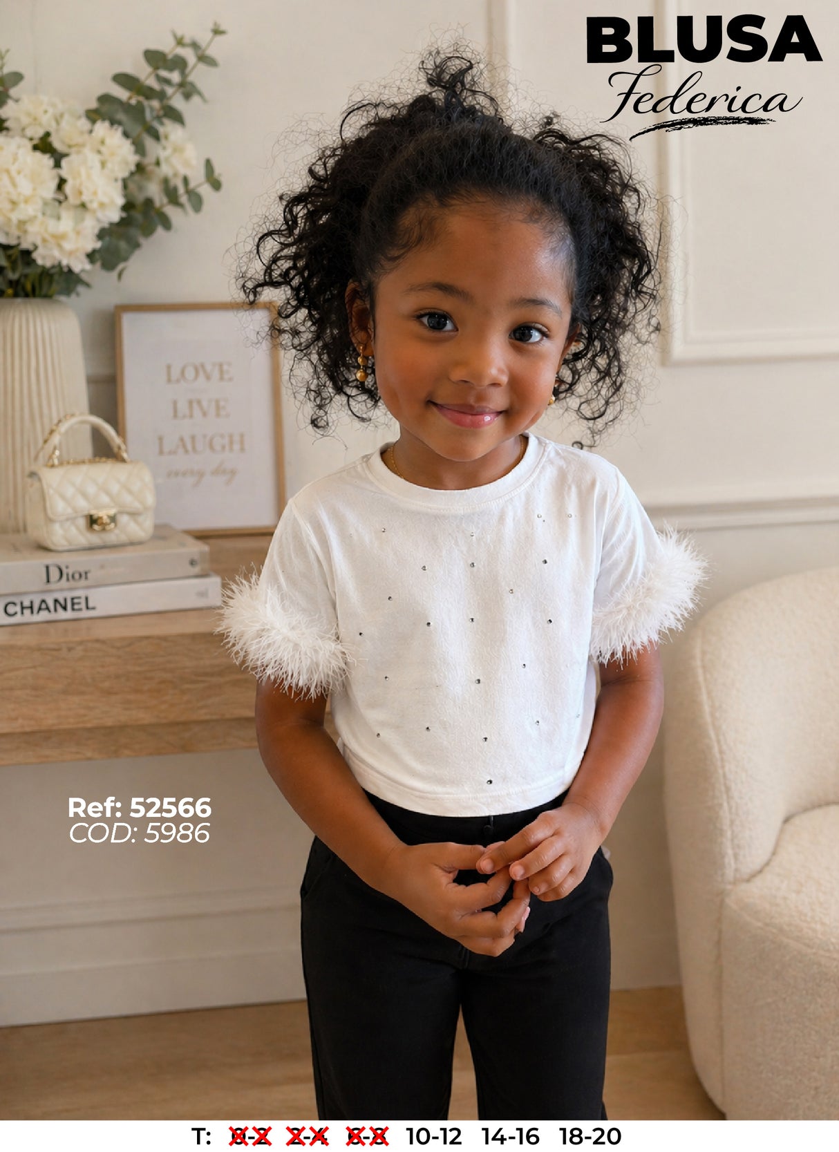 blusa federica niña