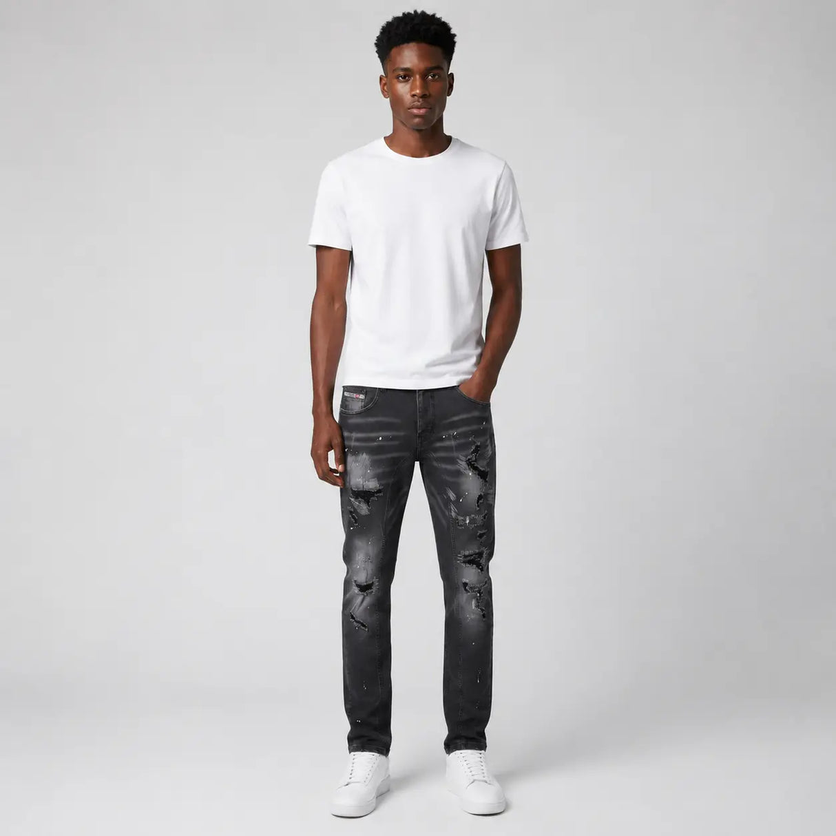 Jean Cut Fleur