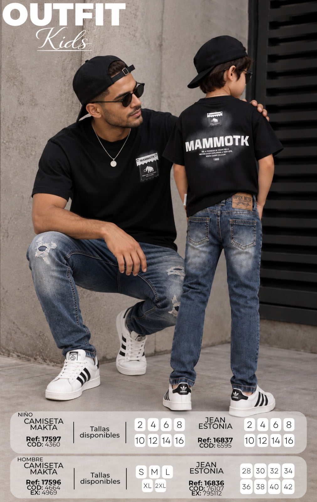 outfit padre e hijo makta estonia