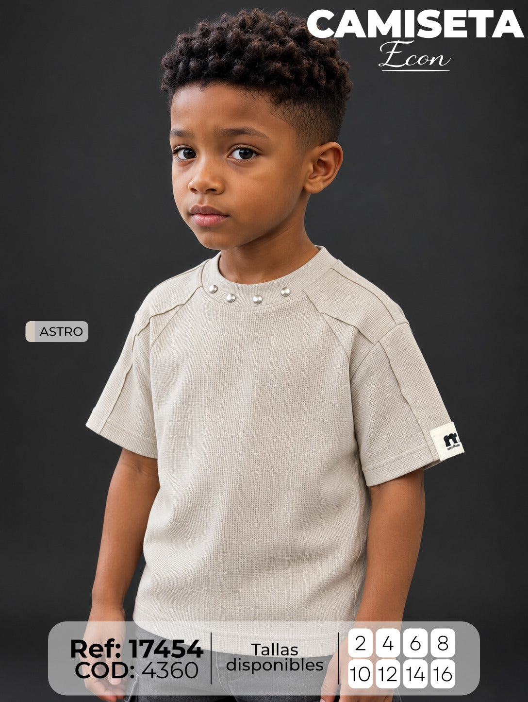 camiseta econ niño