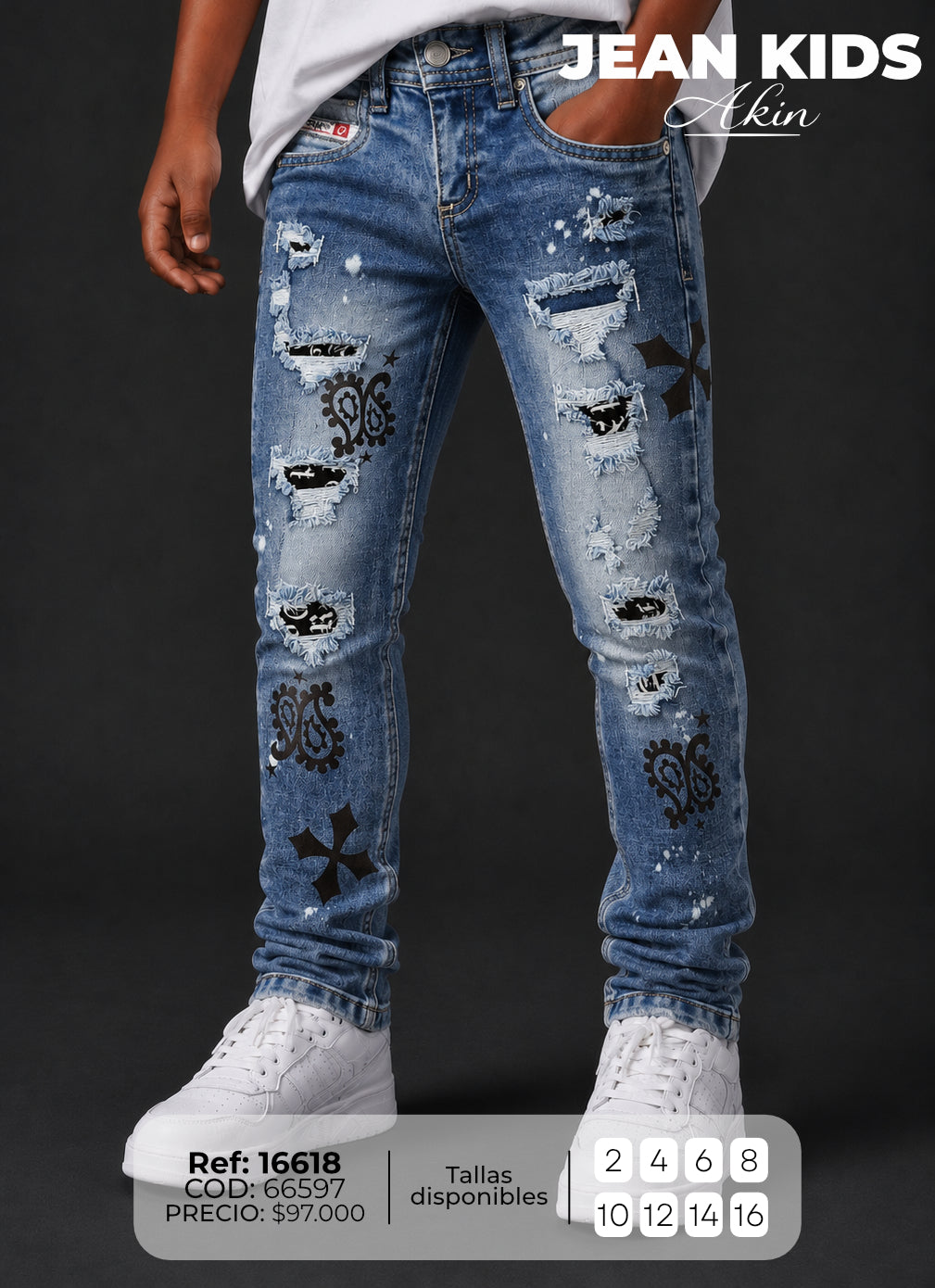jean regular AKIN niño