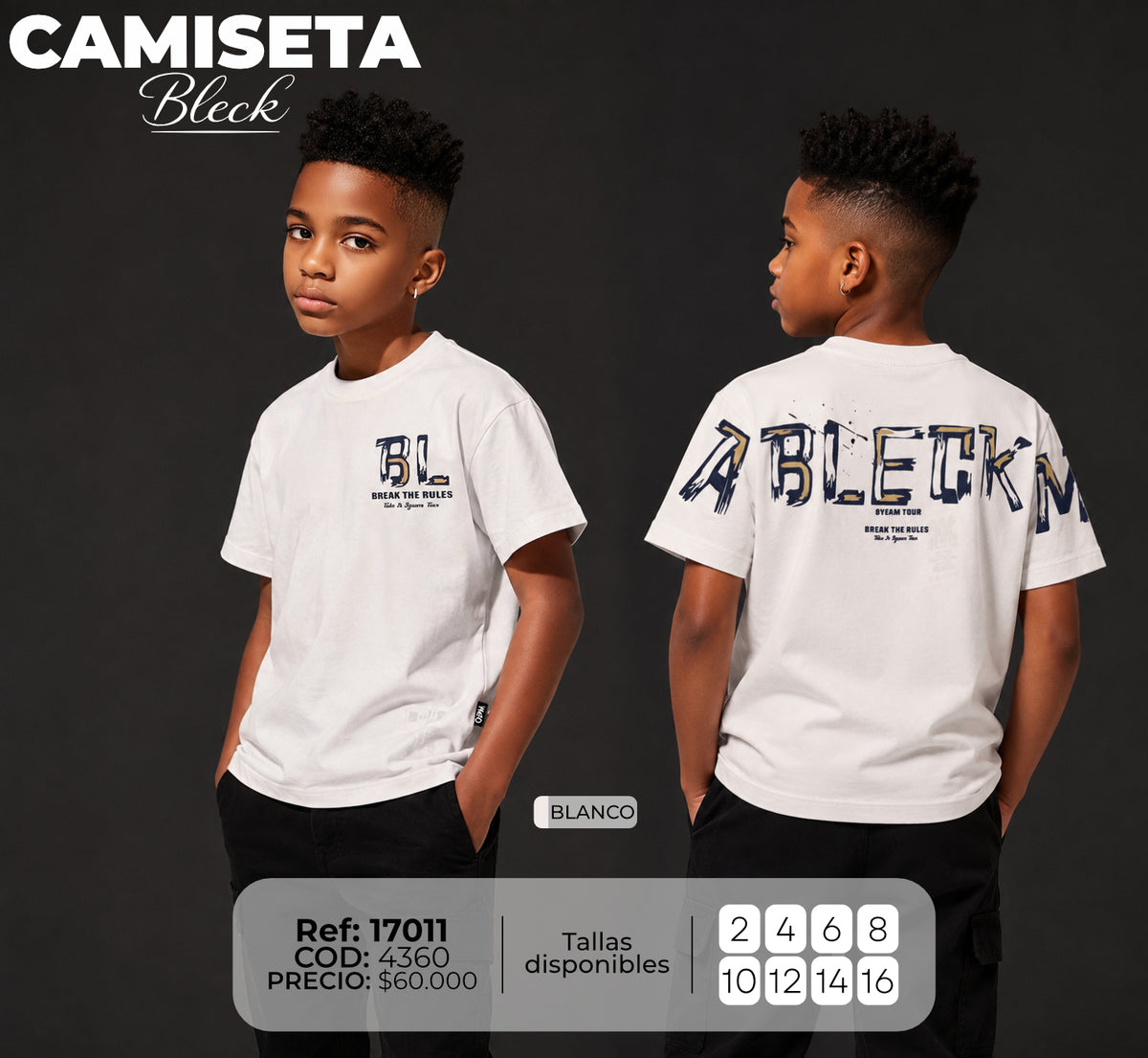 Camiseta Bleck Niño