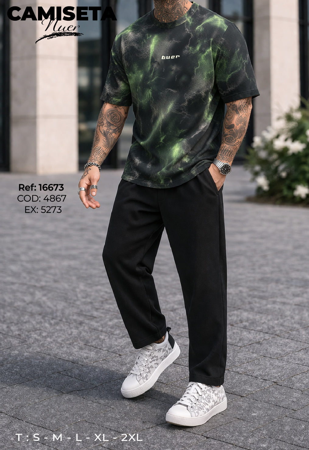 camiseta nuer hombre