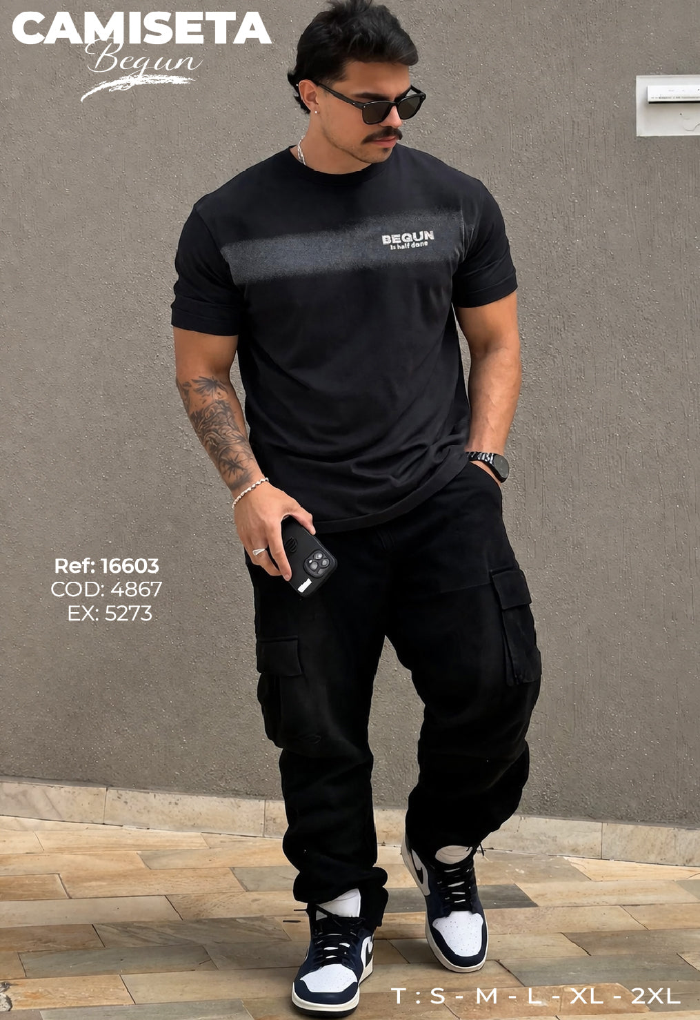 camiseta begun hombre