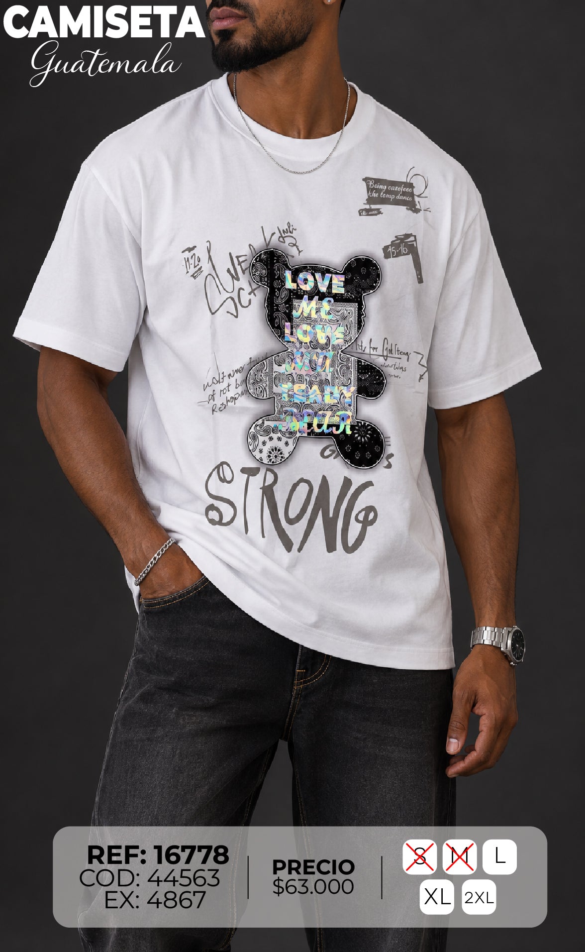 camiseta guatemala hombre