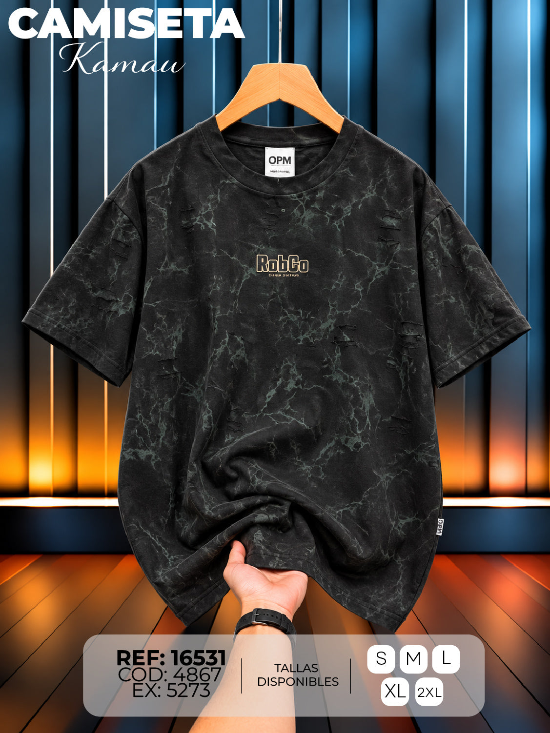 CAMISETA KAMAU HAND