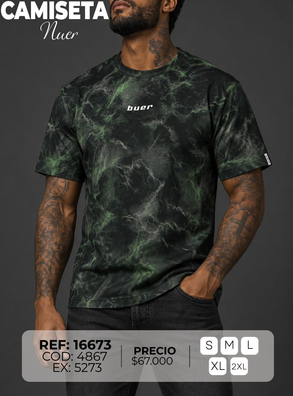 camiseta nuer hombre