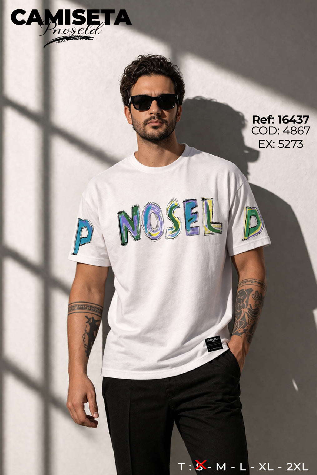 camiseta pnoseld hombre