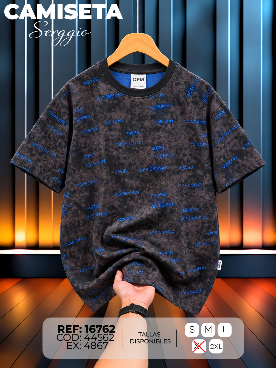 camiseta serggio HAND