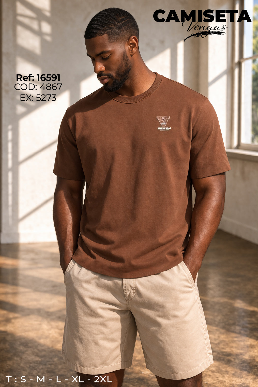 camiseta vengas hombre