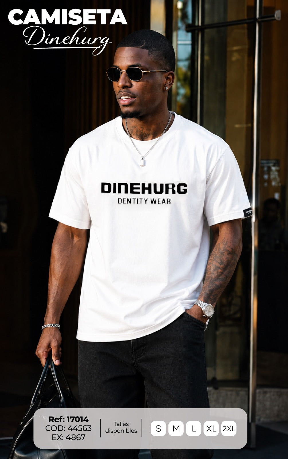 camiseta dinehurg hombre