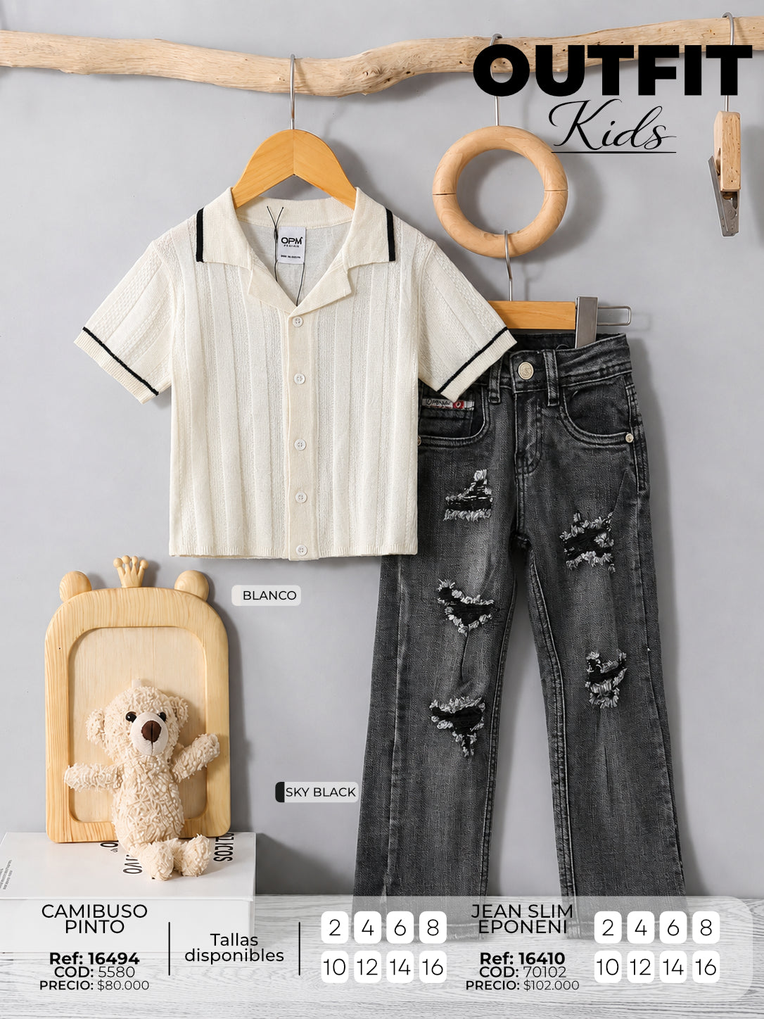 pinto eponeni Outfit Niño Album