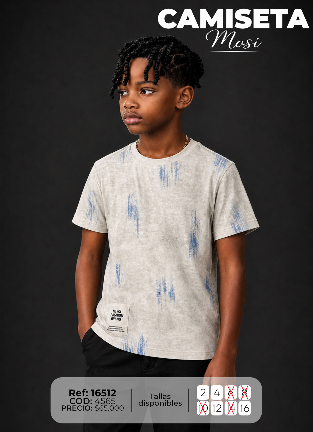 camiseta Mosi niño