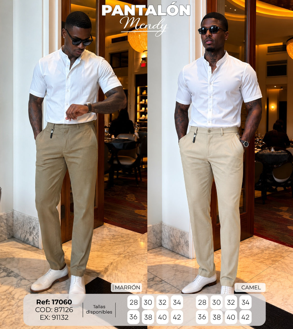 Pantalon mendy collage hombre