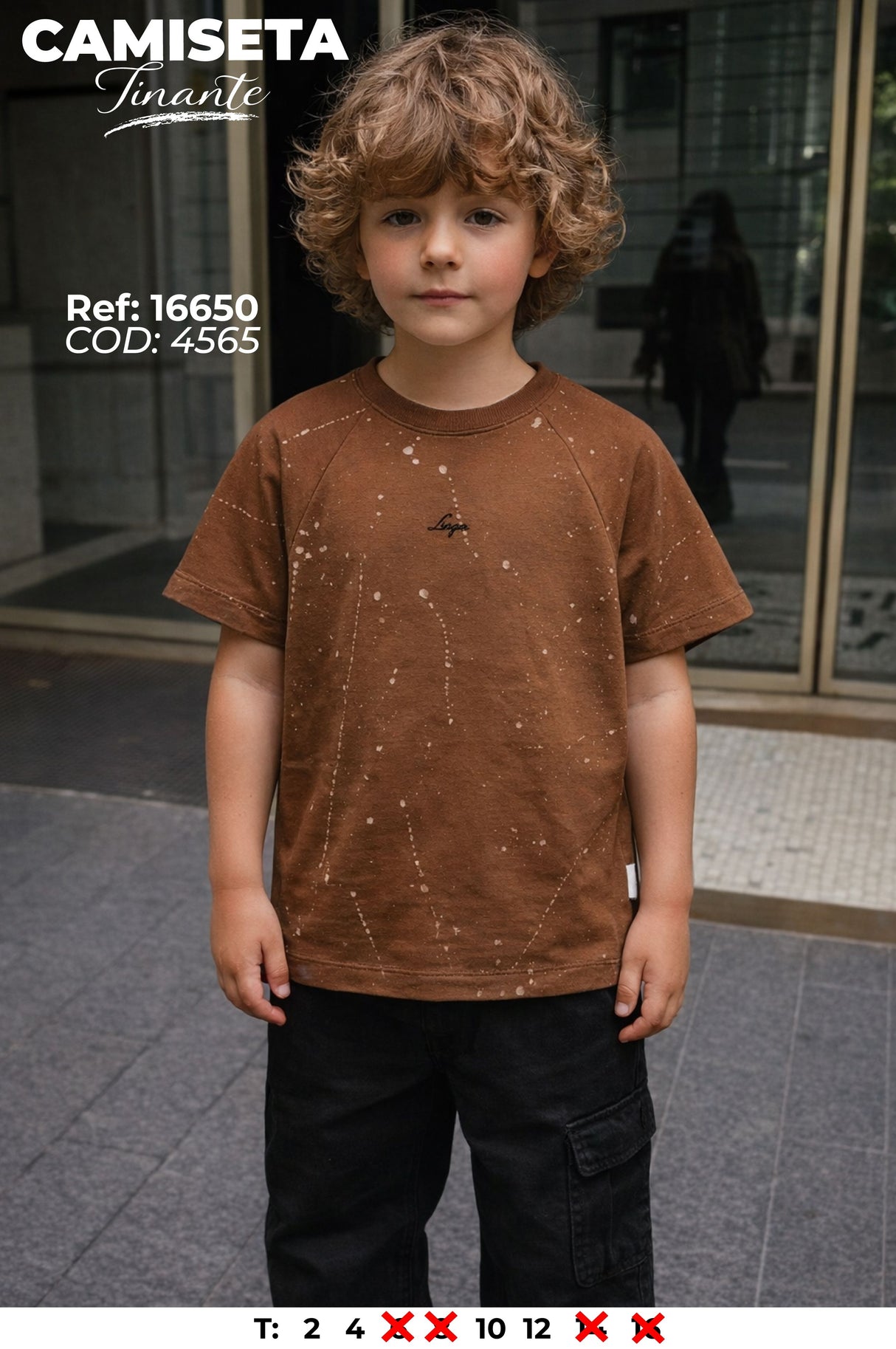 camiseta tinante niño