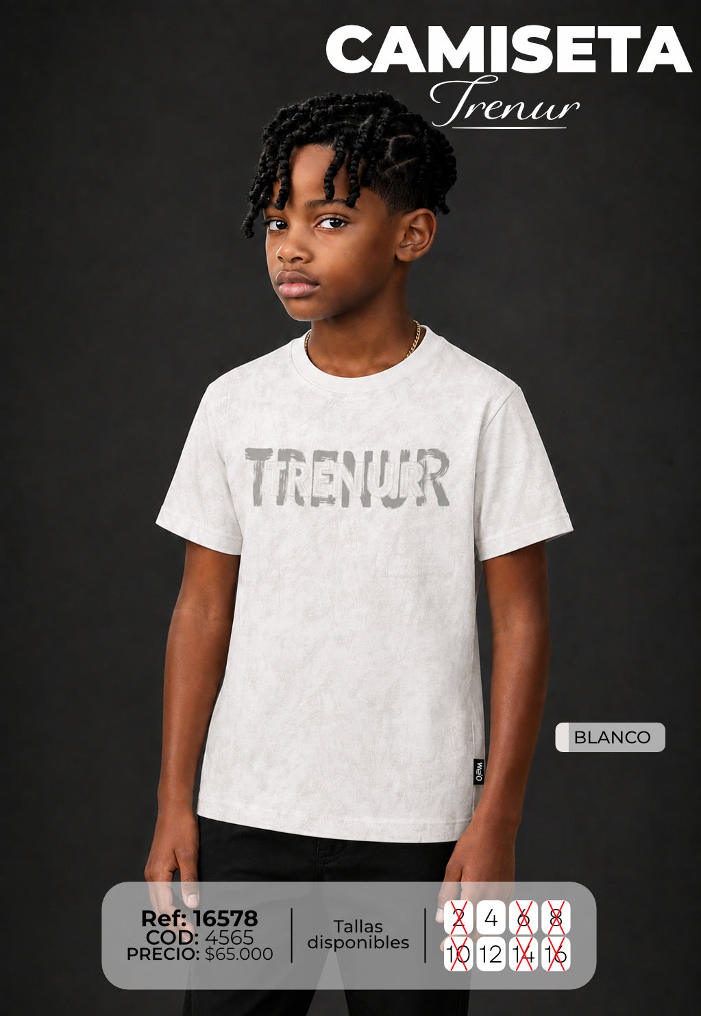 camiseta trenur niño