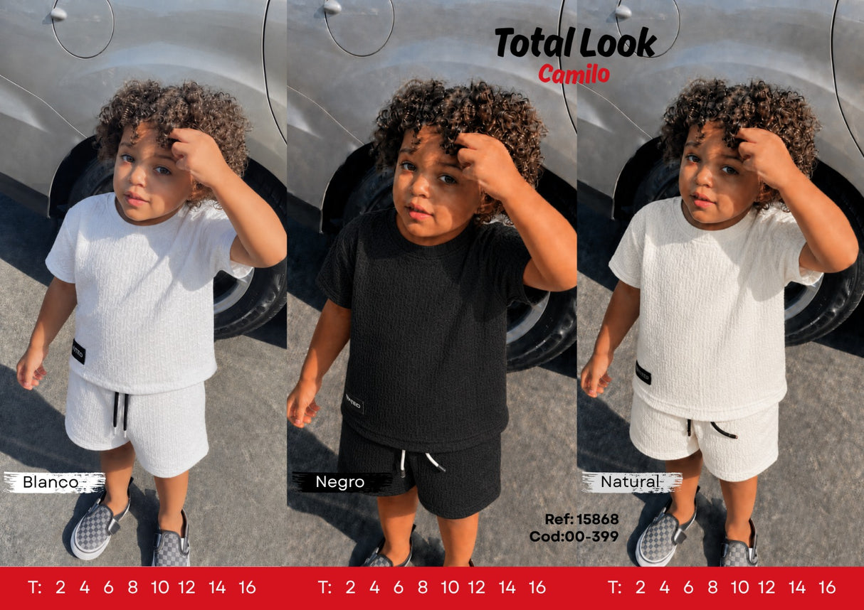 Total look camilo collage niño outlet