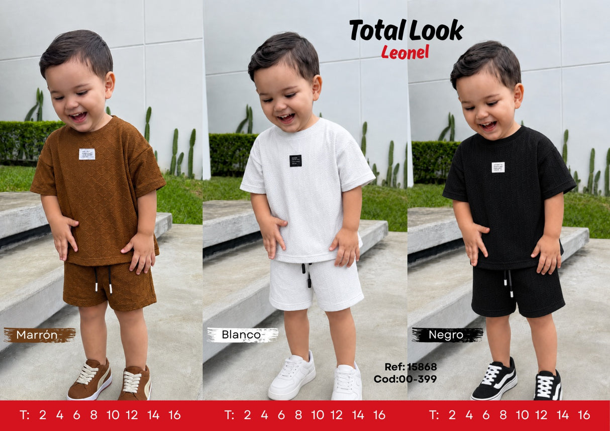 Total look leonel collage niño outlet