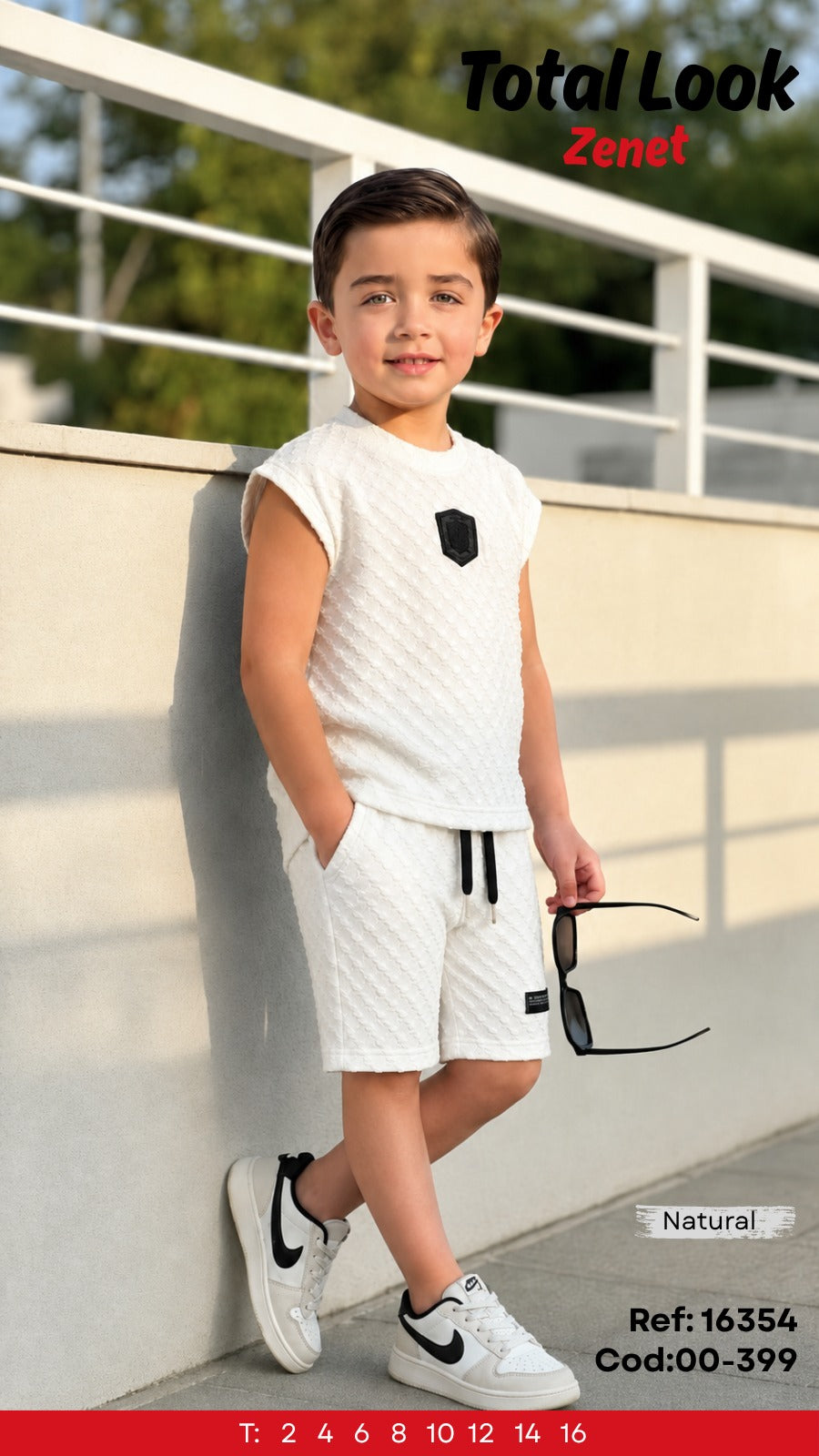Total look zenet natural niño outlet