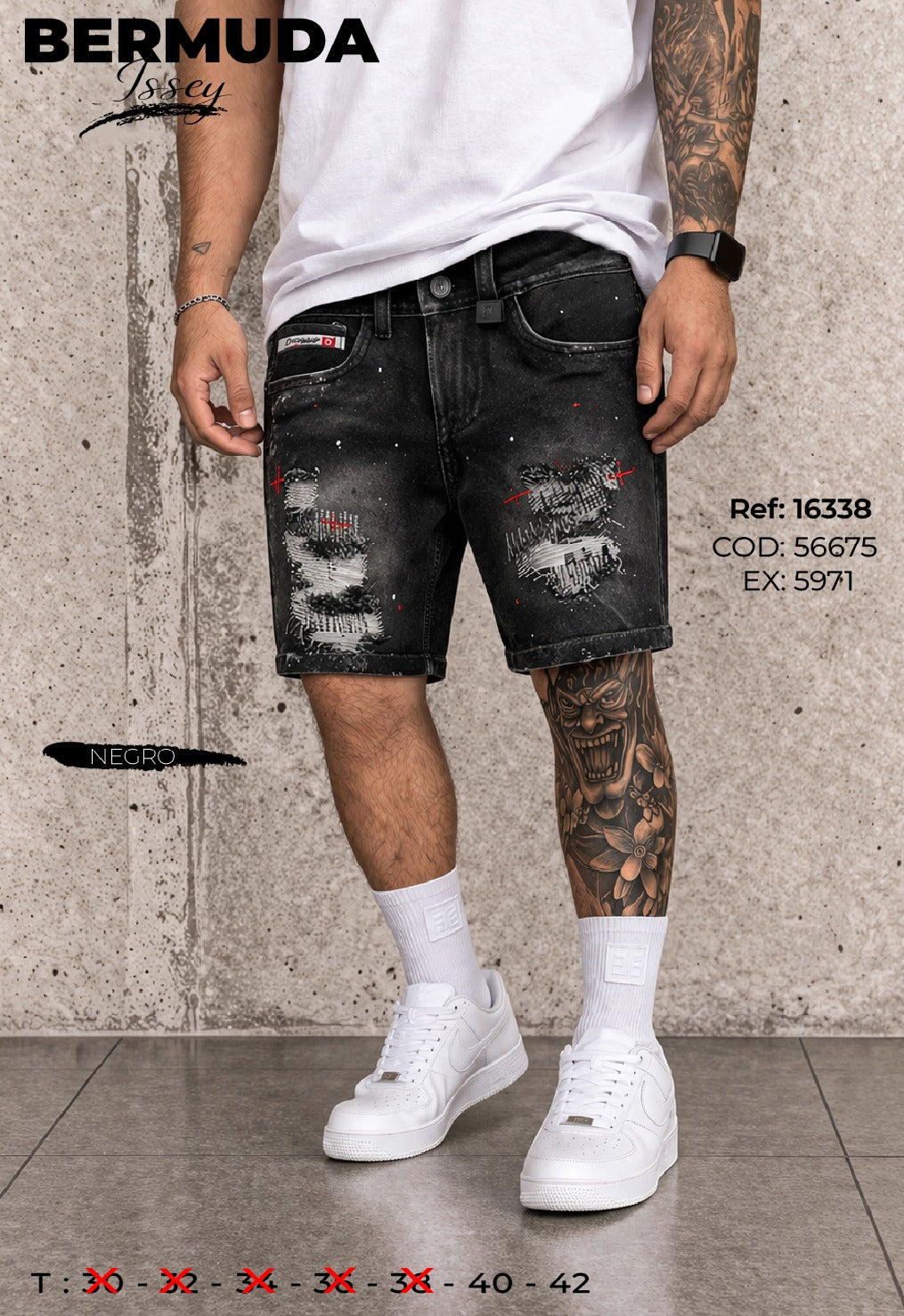 bermuda issey hombre