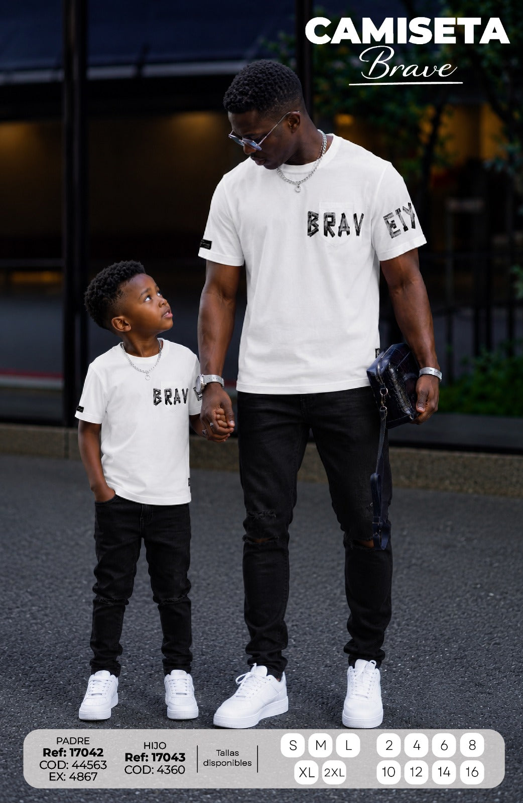 camiseta Brave padre e hijo
