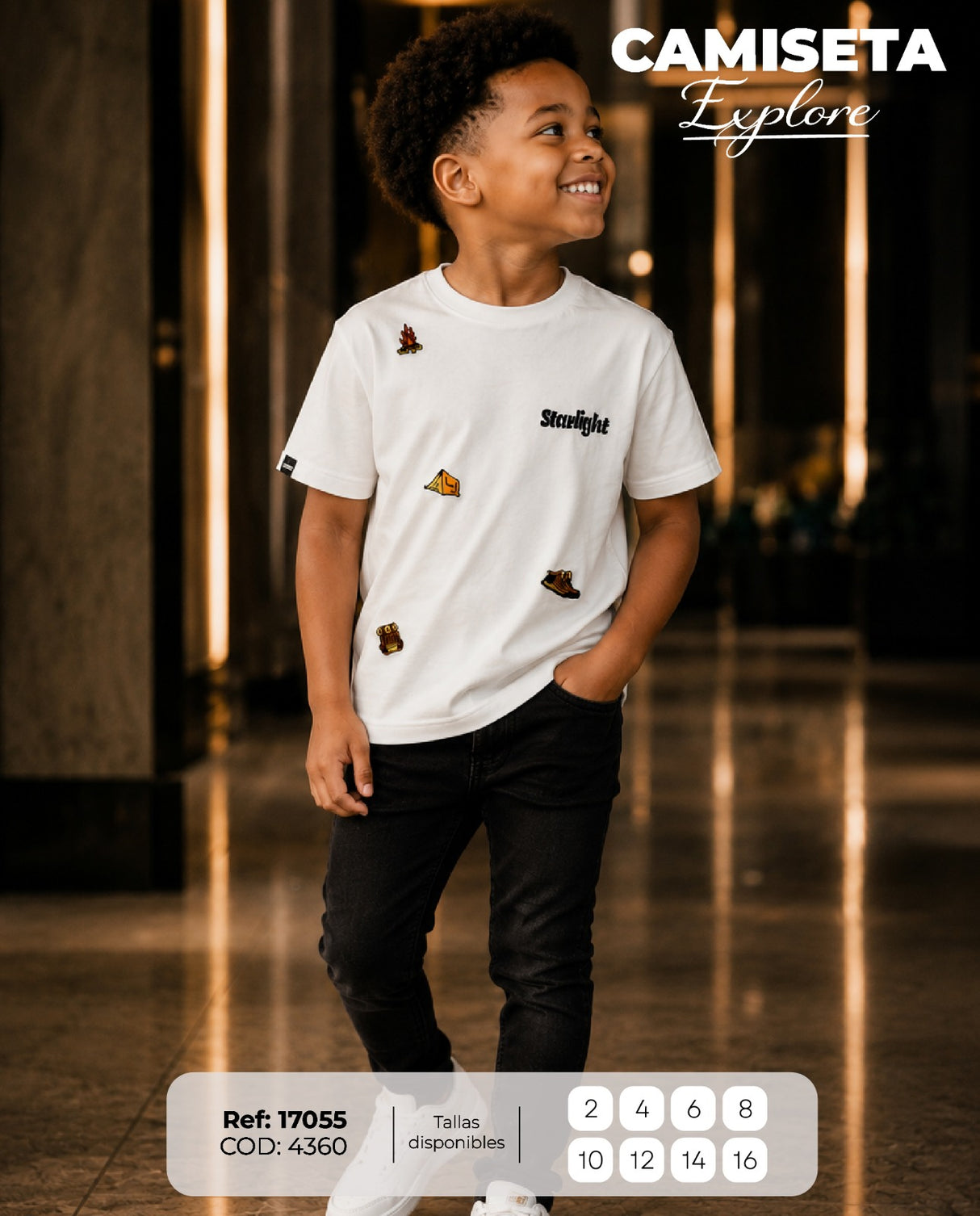Camiseta Explore niño
