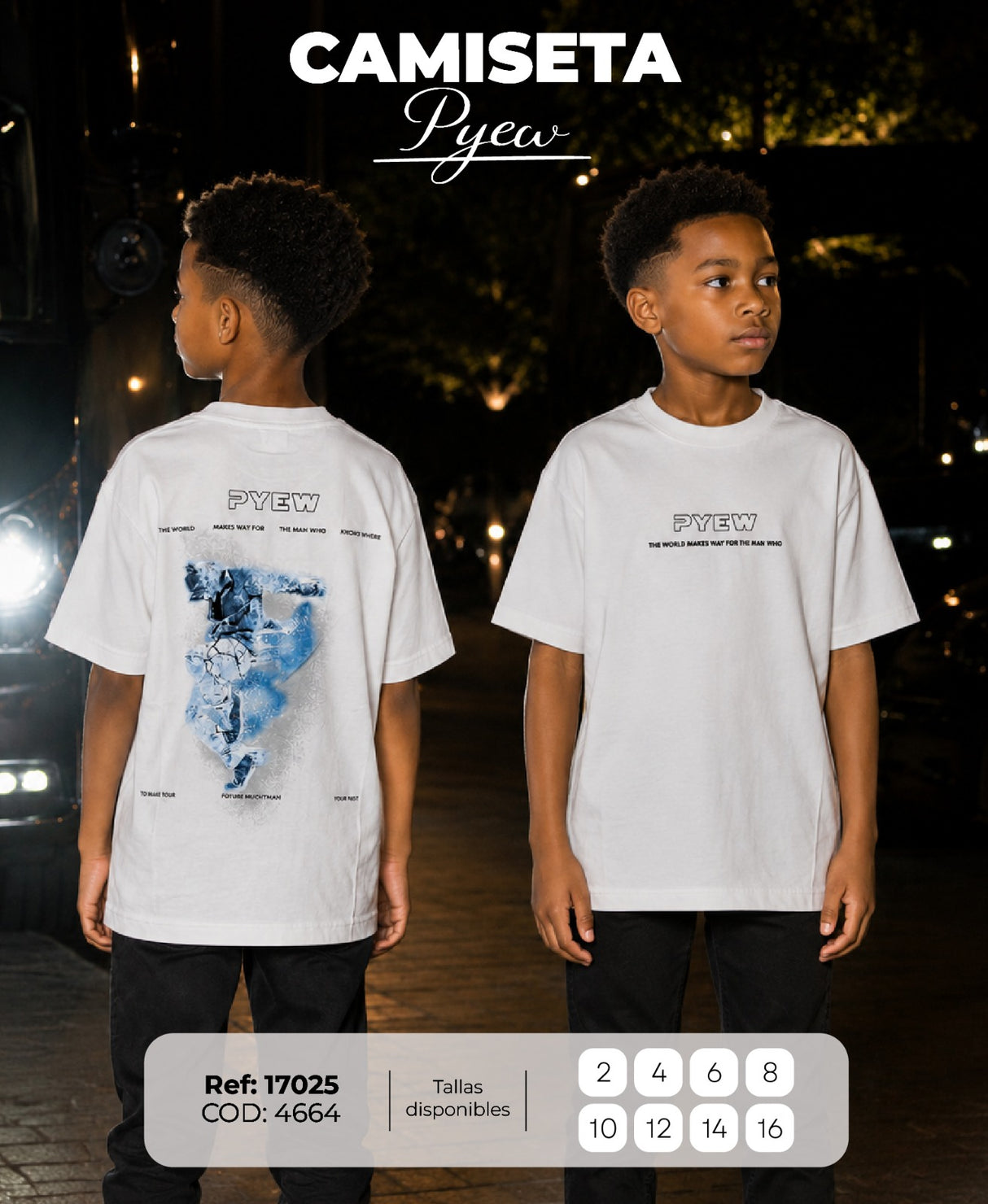 Camiseta Pyew Niño