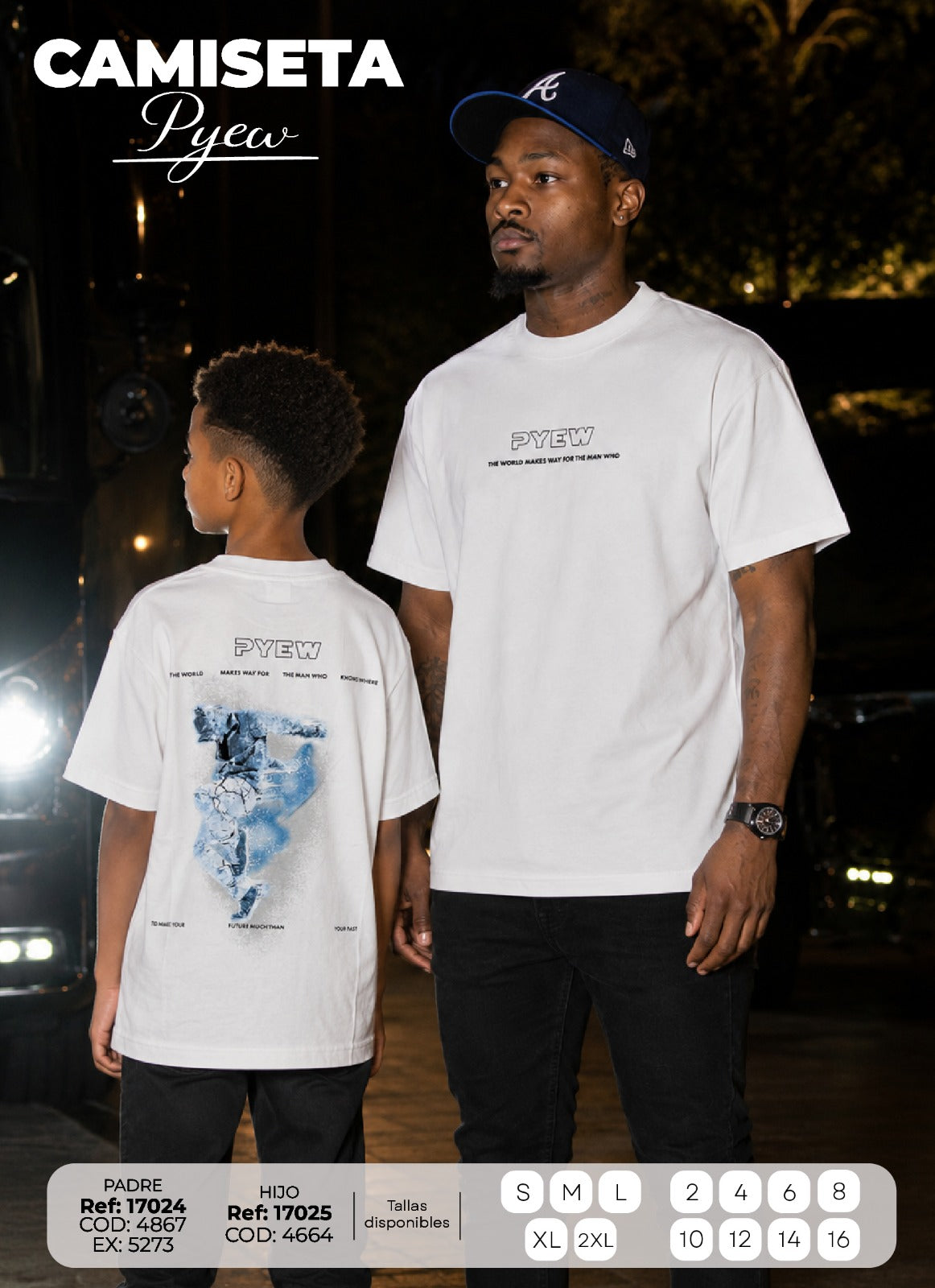 Camiseta Piew Padre e Hijo