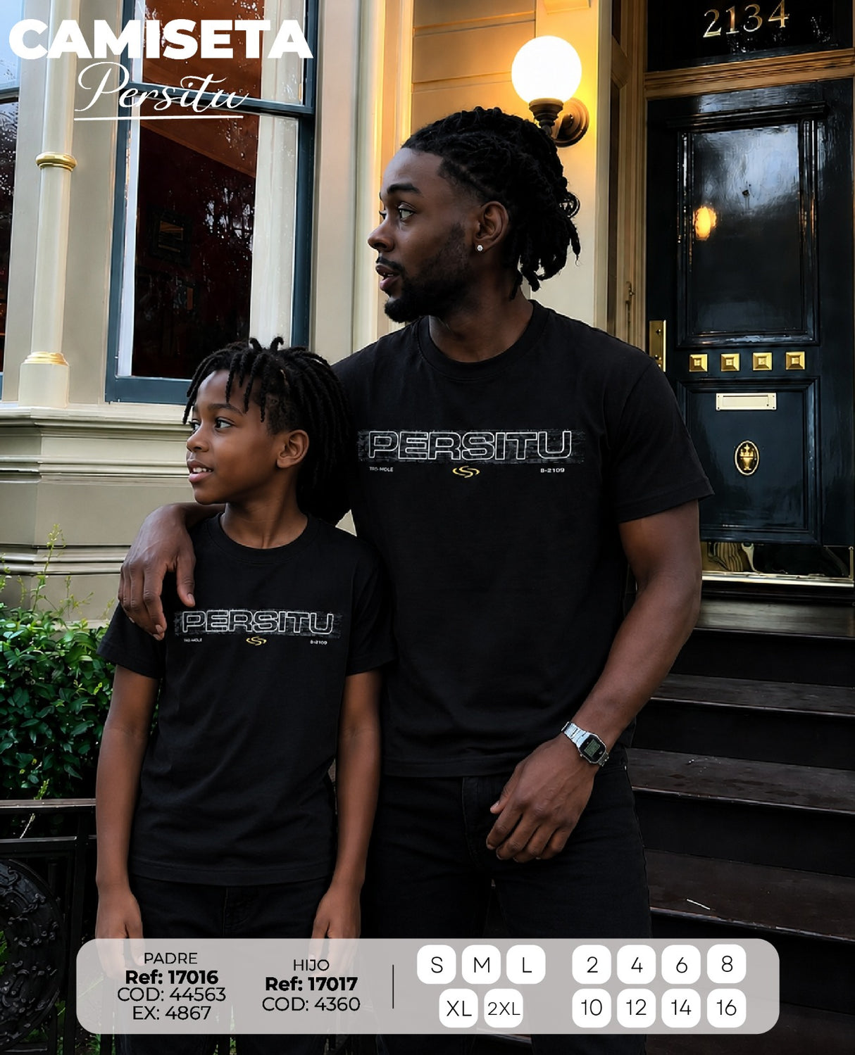Camiseta Persitu Padre e Hijo