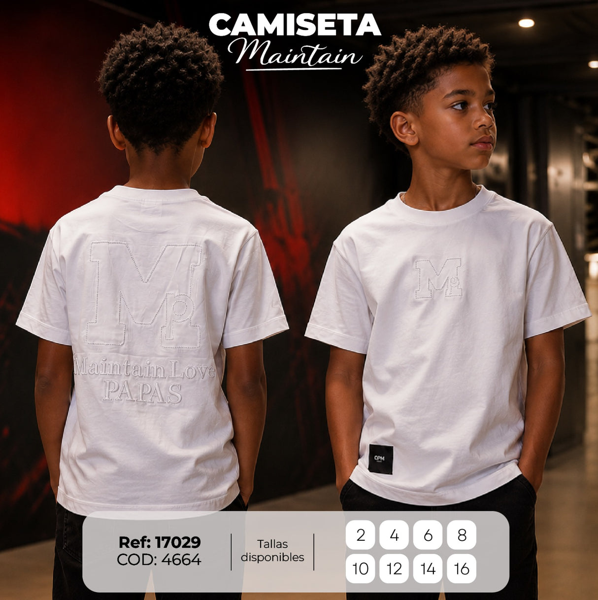 Camiseta Maintain Niño