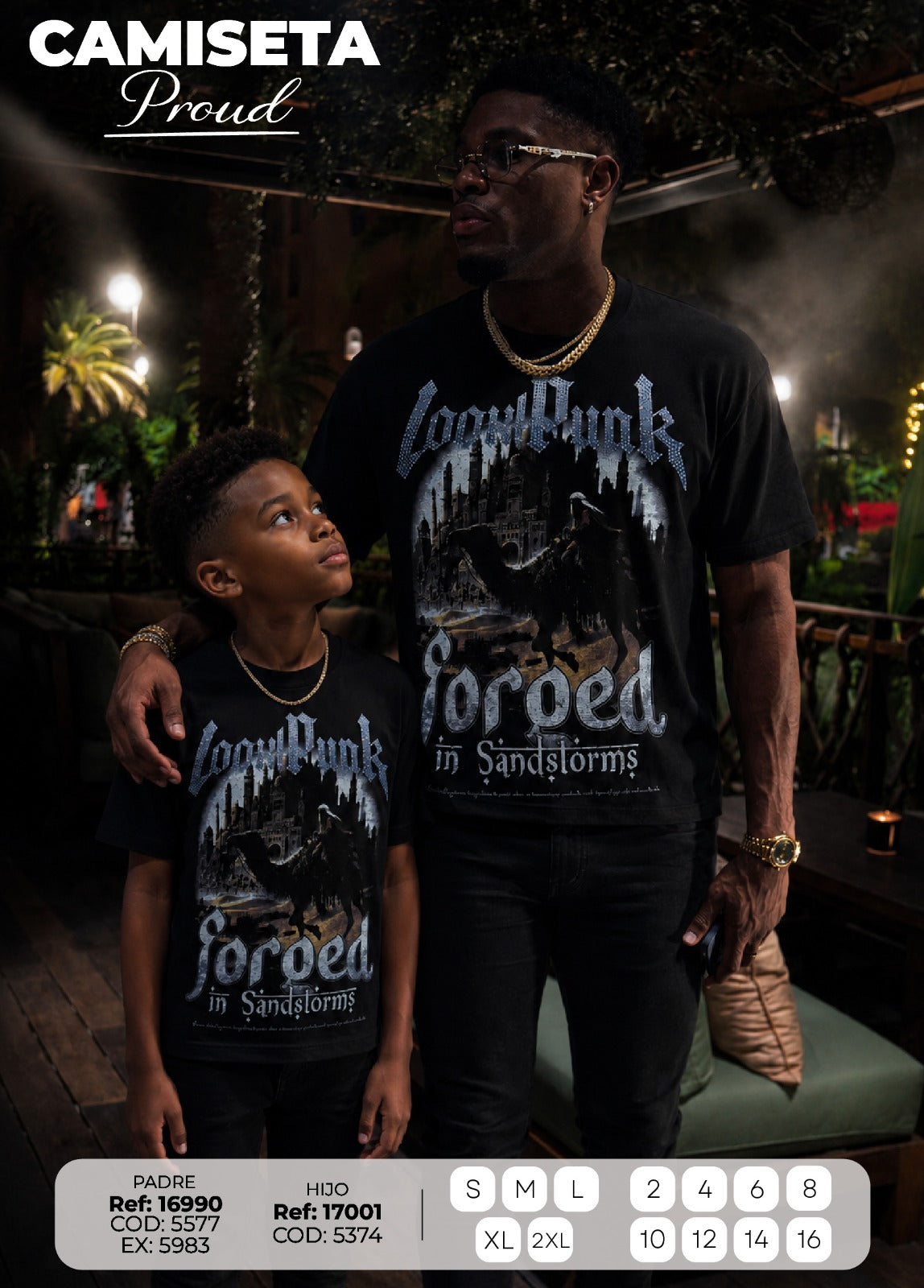 Camiseta Proud Padre e Hijo