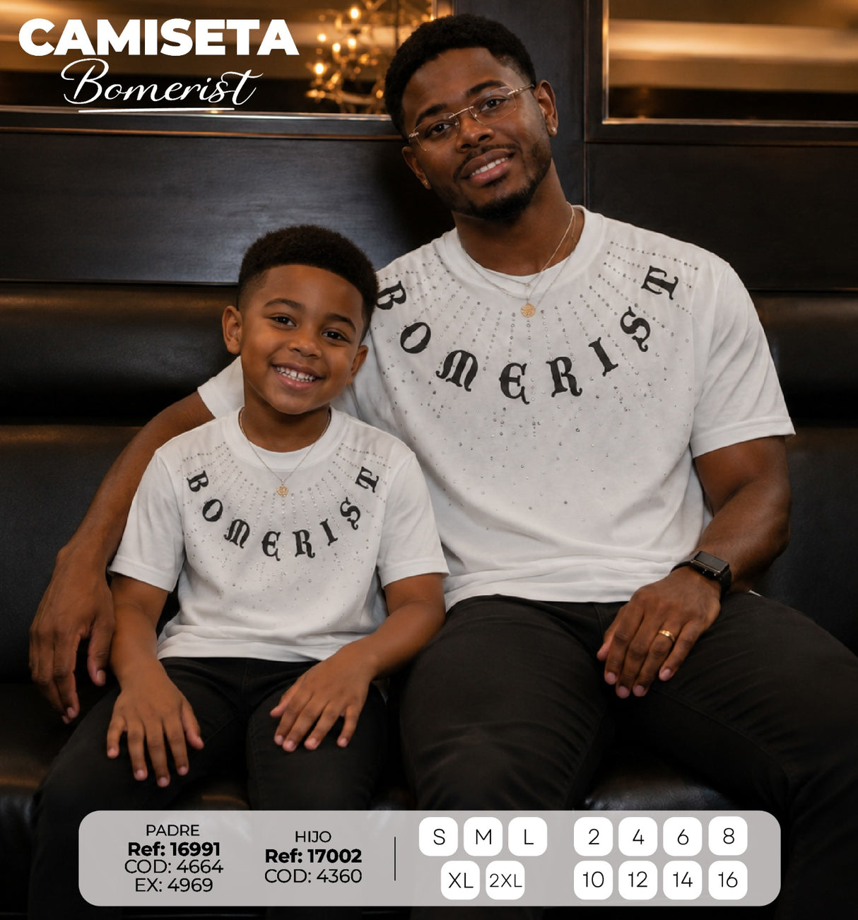 Camiseta Bomerist Padre e Hijo
