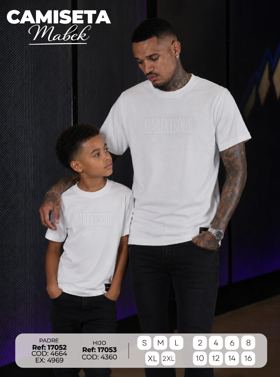 Camiseta Mabek Padre e Hijo