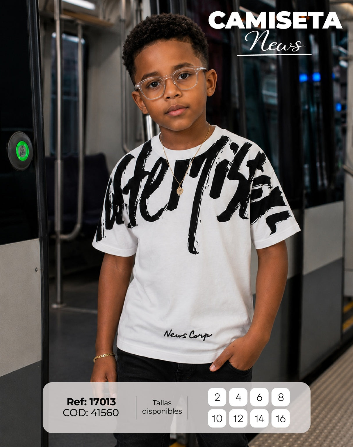 Camiseta News Niño