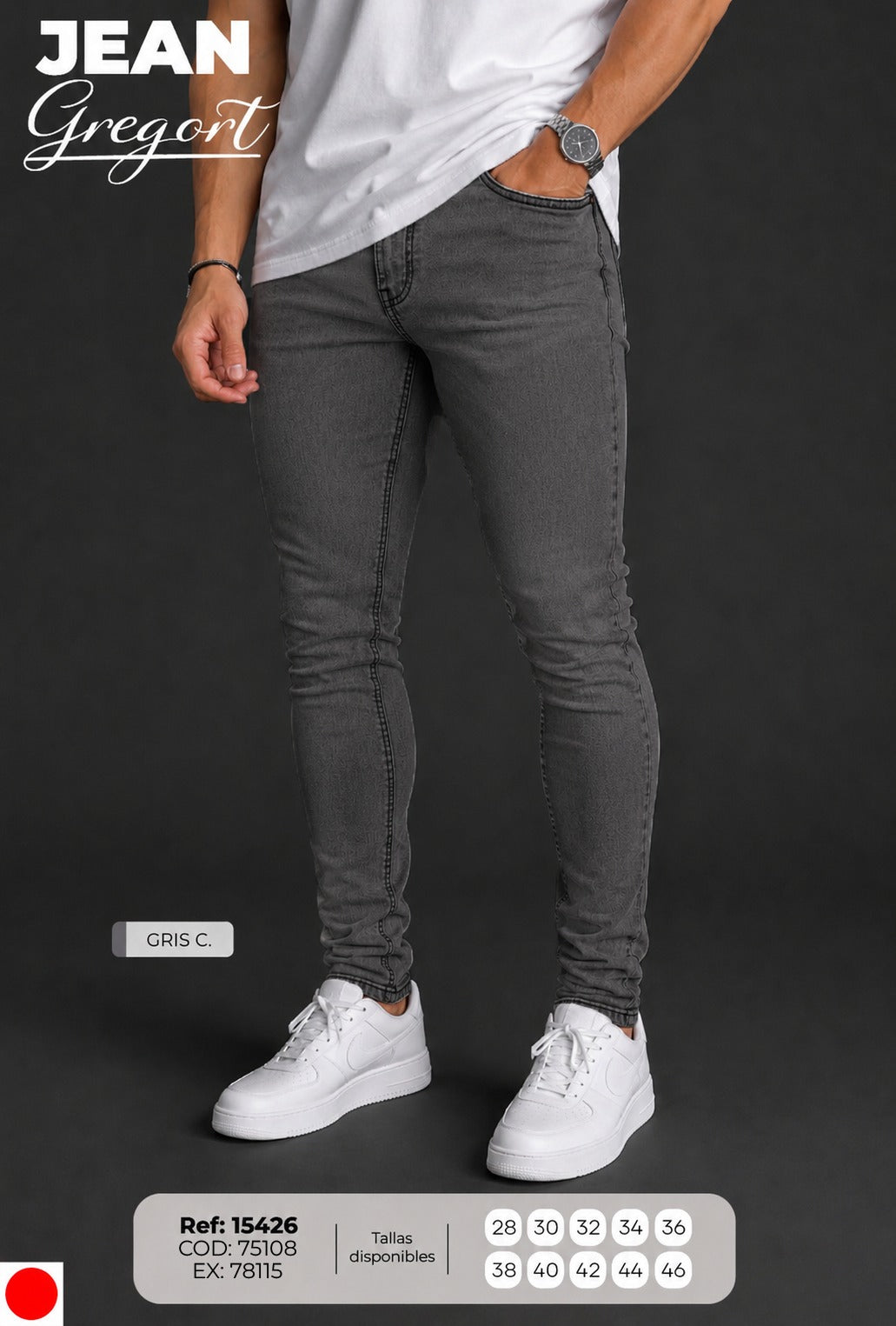 Jean Gregort gris c. hombre