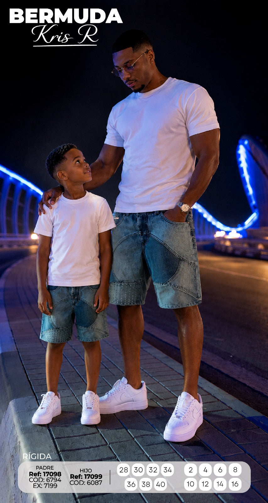 Bermuda Kris R padre e hijo