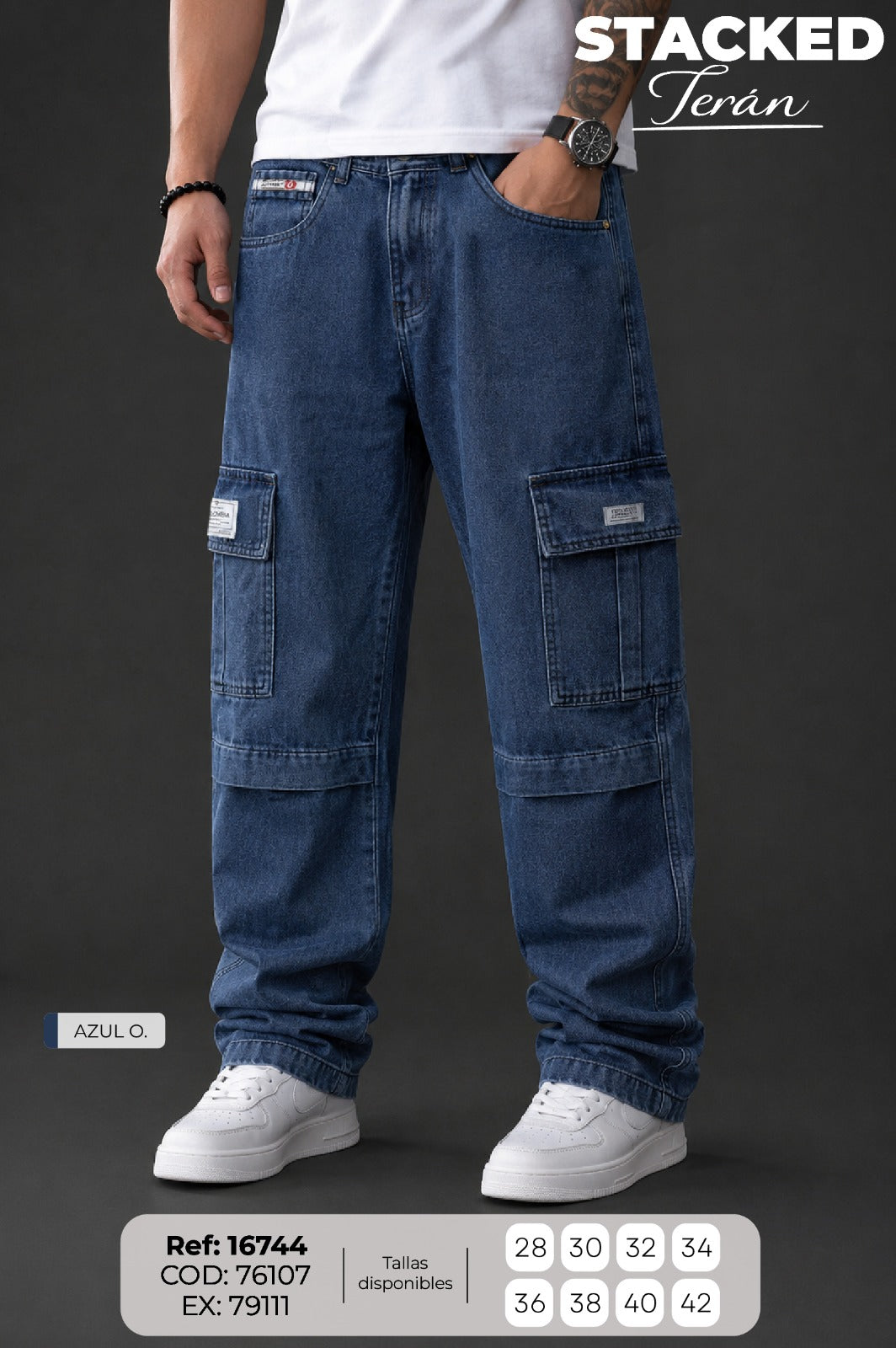 jogger teran azul o. hombre