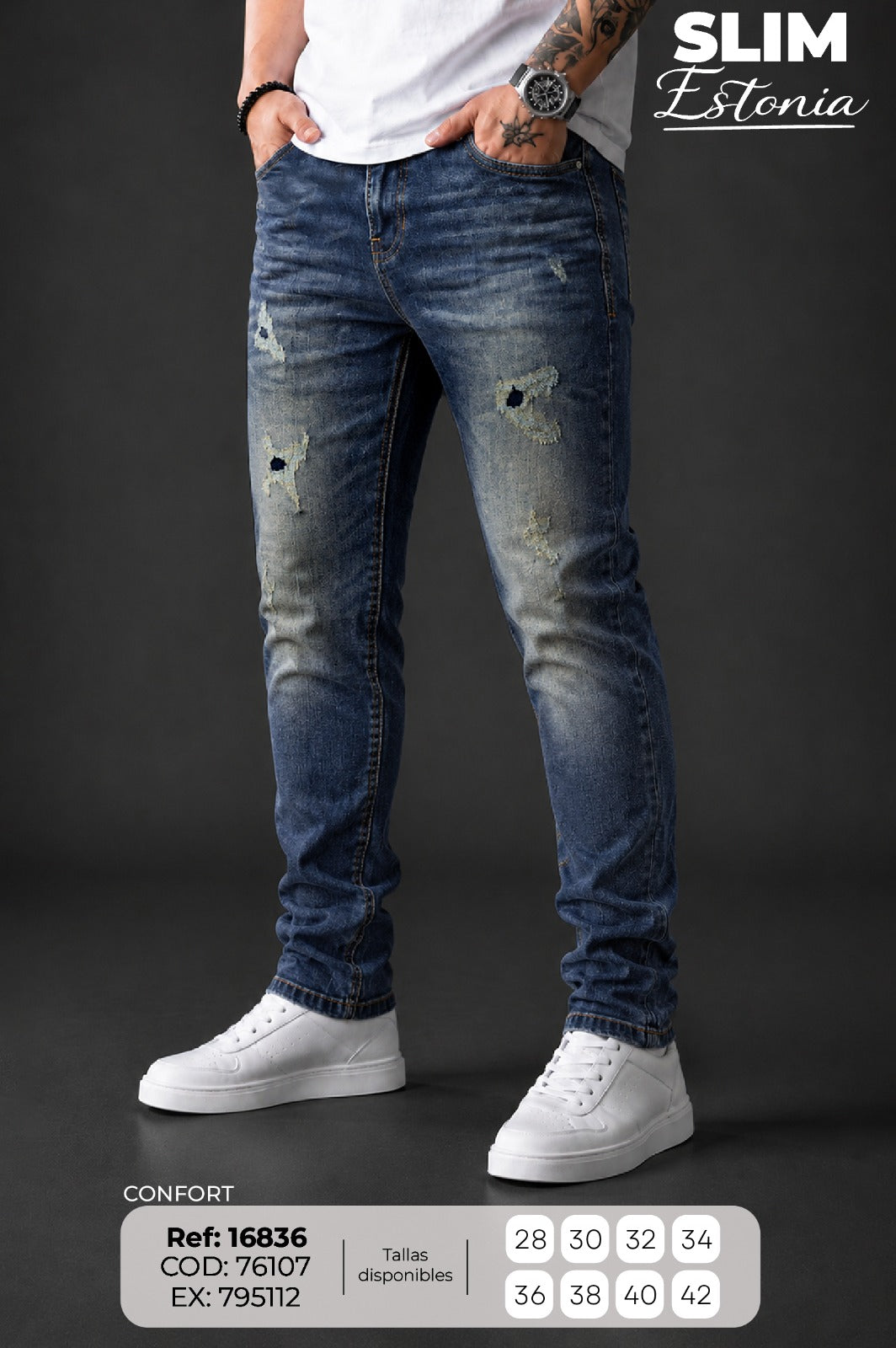 Jean slim Estonia hombre