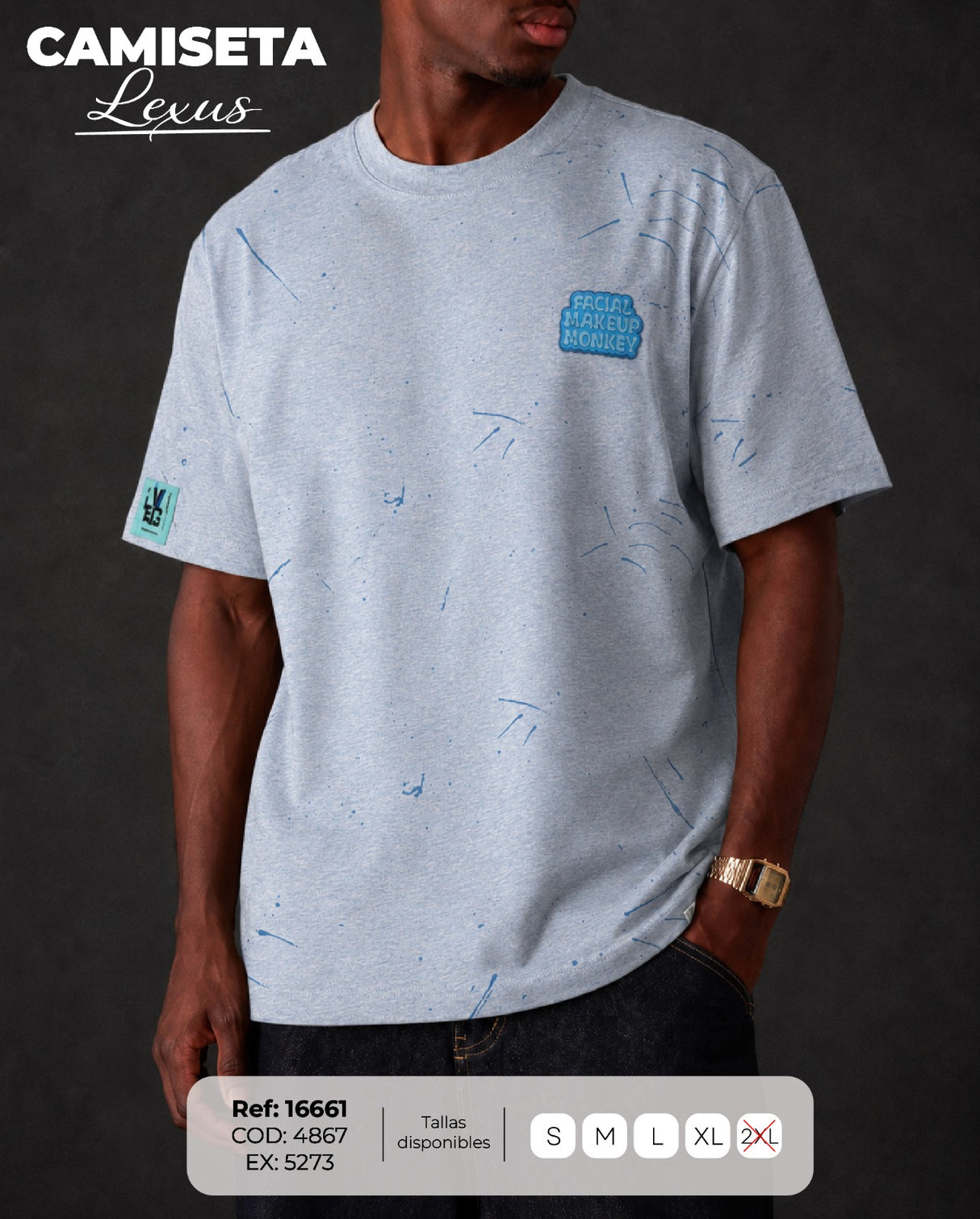 camiseta lexus hombre