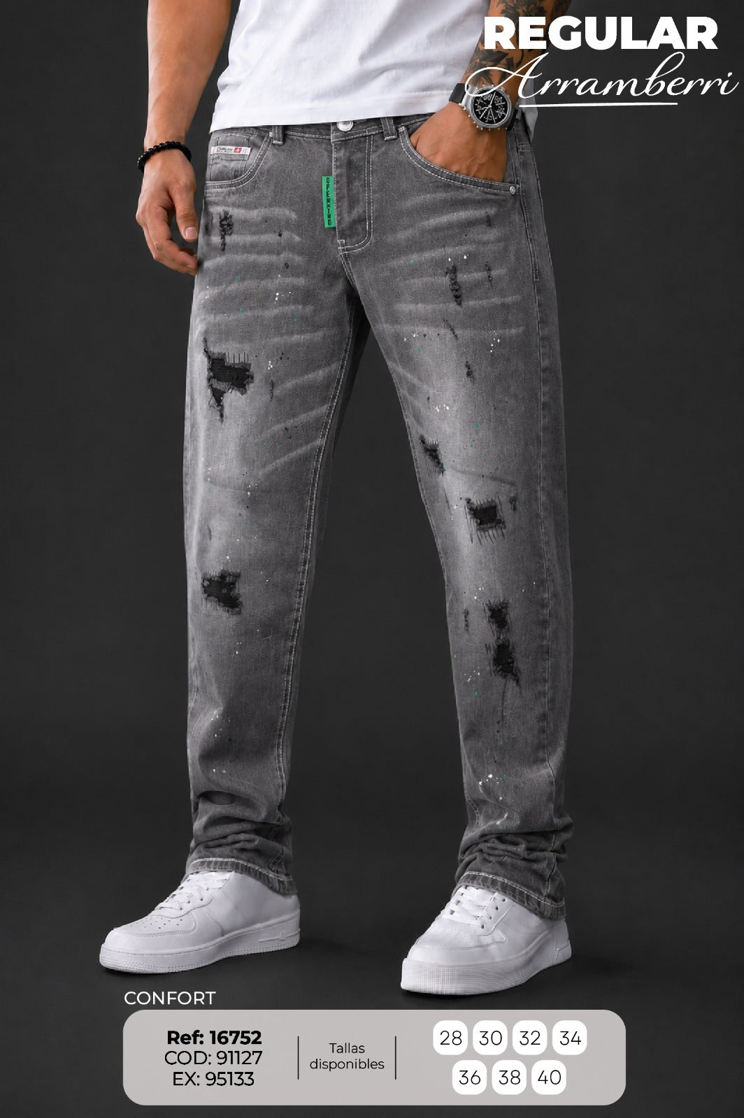 jean regular arramberri hombre
