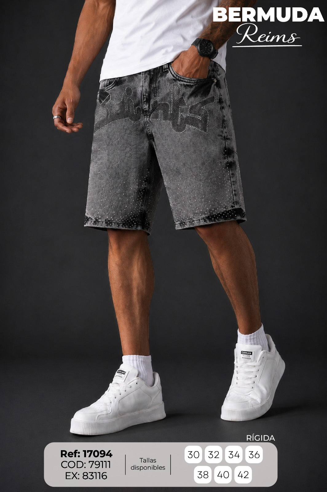 bermuda reims hombre