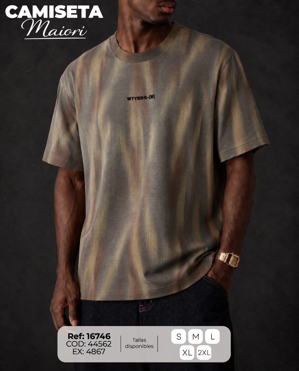 camiseta maiori hombre