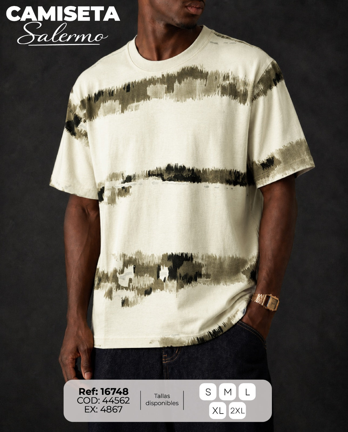 camiseta salermo hombre