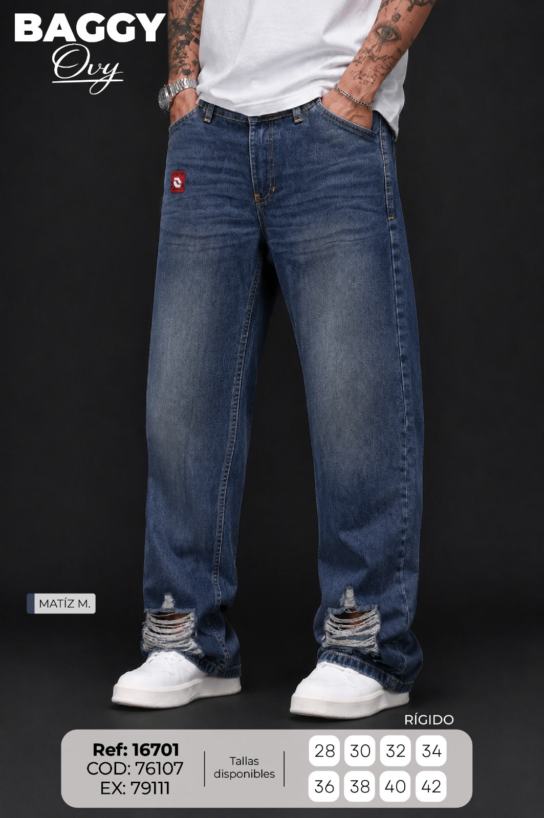 Baggy ovy Matiz M. hombre