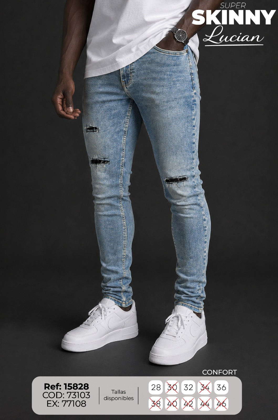 jean Lucian skinny hombre