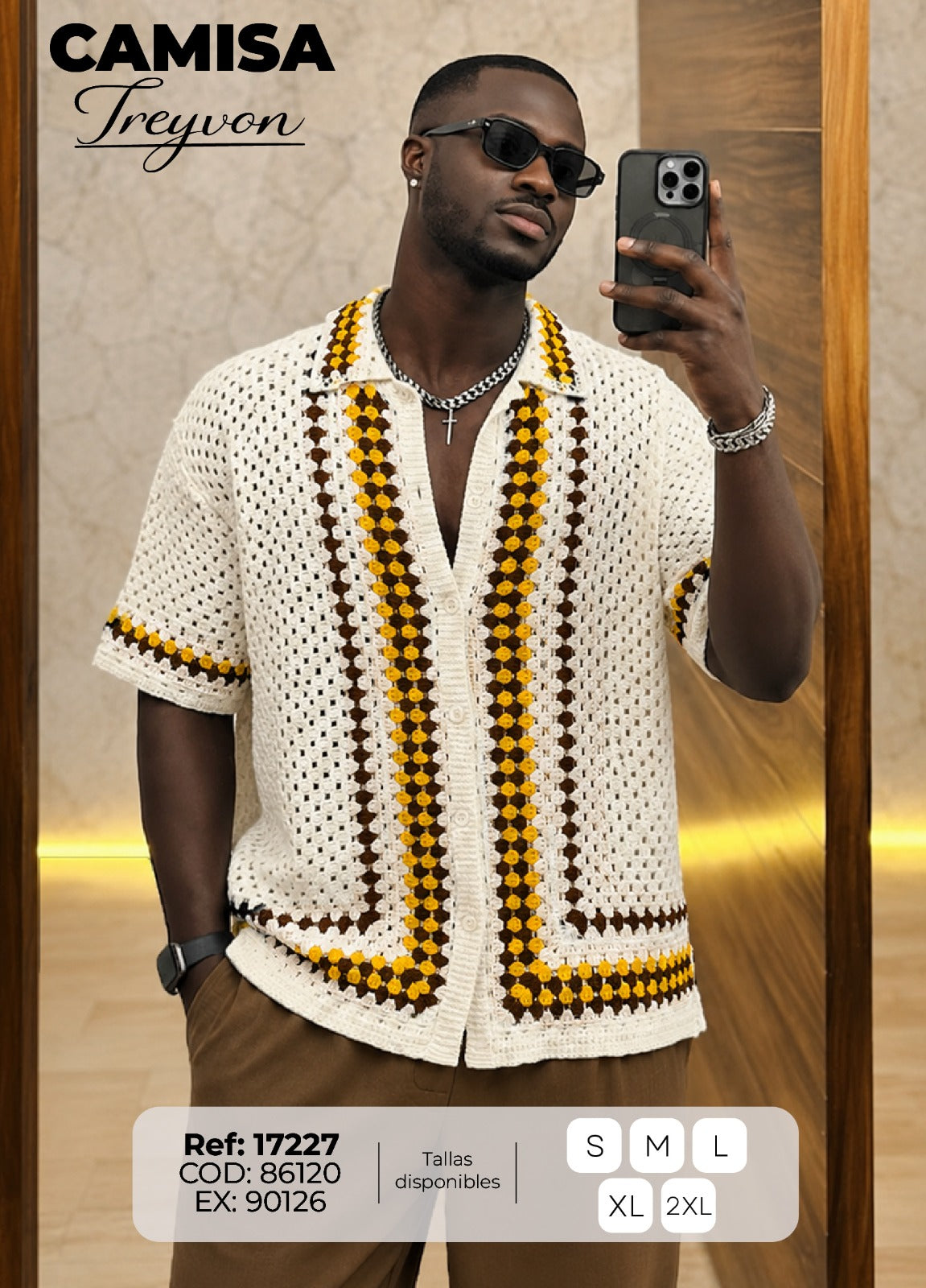 camisa treyvon hombre
