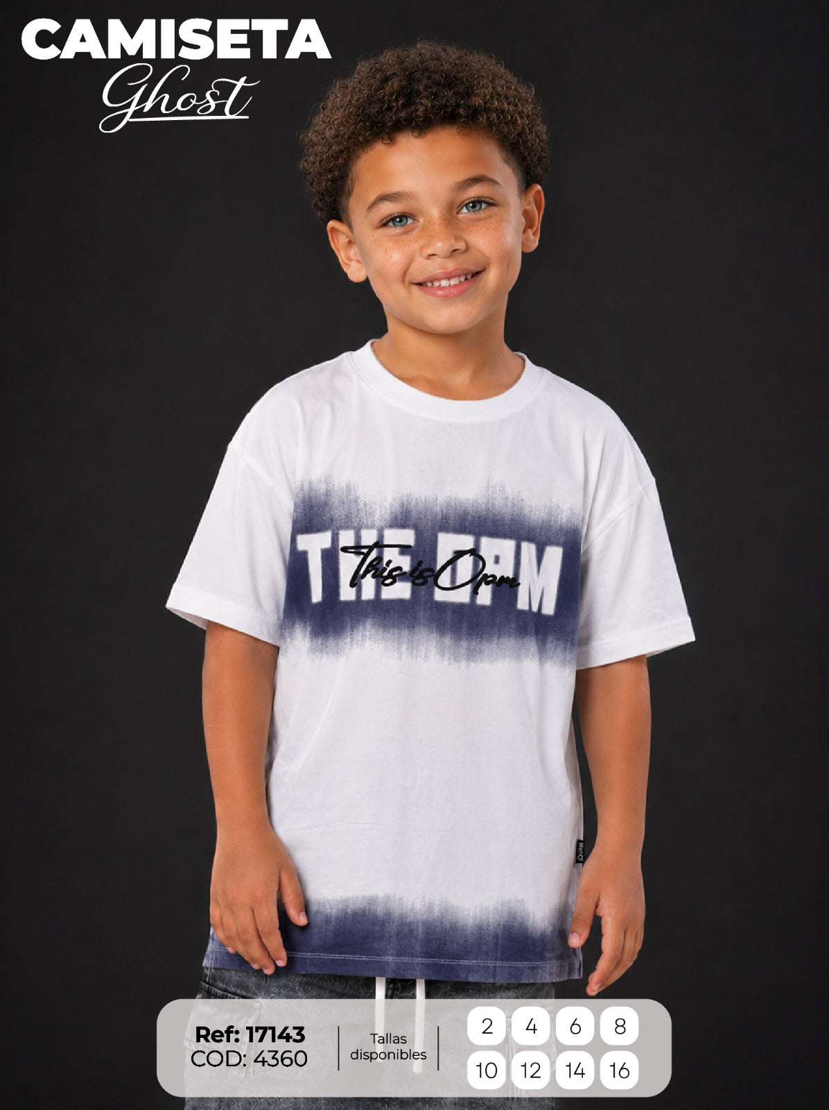 camiseta Ghost NIÑO
